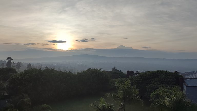 Sun rise Kigali,